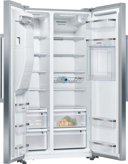 (NOVEDAD 2026) Frigorífico americano Siemens iQ500 KA93GAIDP 178,7 x 90,8 cm Acero antihuellas