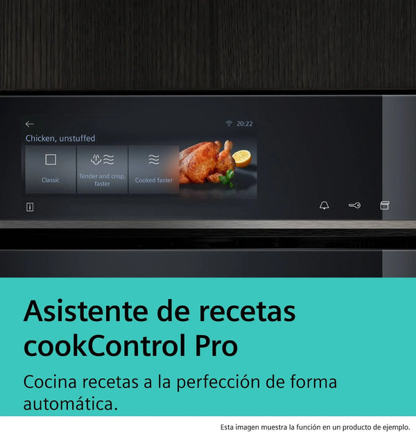 Siemens HB778G9B1 iQ700 Horno pirolítico 60 cm AirFry Cristal negro Clase A+ Siemens