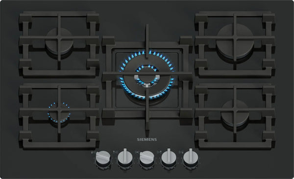 Siemens EP7A6QI40 Placa de gas 75 cm Cristal negro 5 Zonas Siemens