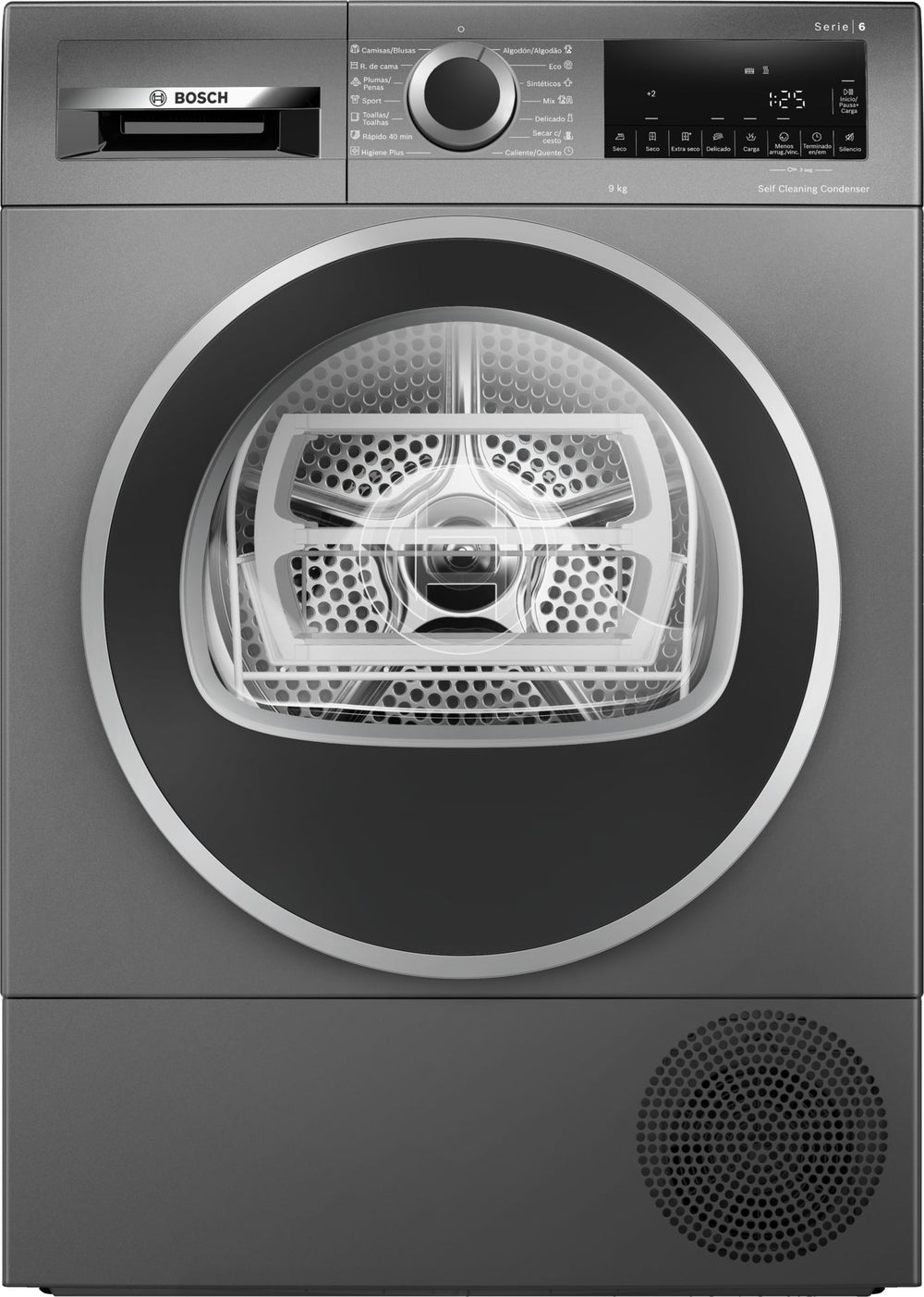 Secadora Bosch Serie 6 WQG245DRES 9 kg bomba de calor