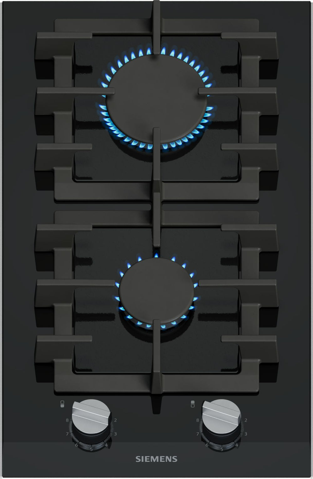 Siemens ER3A6BI40 iQ700 Placa de gas 30 cm Cristal negro 2 Zonas