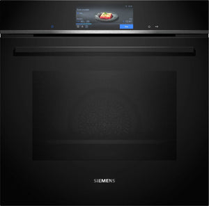 Siemens HB778G9B1 iQ700 Horno pirolítico 60 cm AirFry Cristal negro Clase A+ Siemens