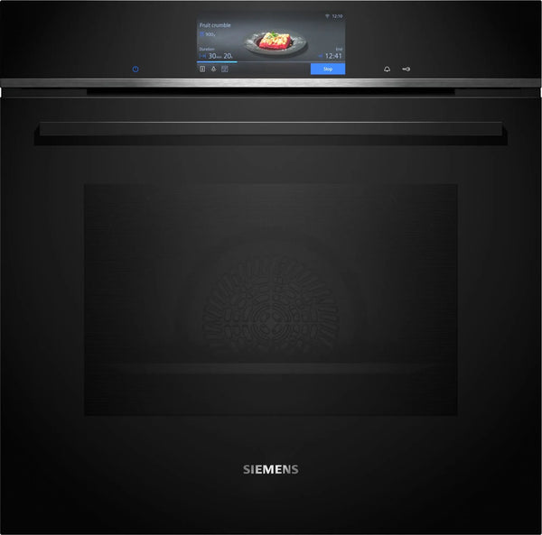 Siemens HB778G9B1 iQ700 Horno pirolítico 60 cm AirFry Cristal negro Clase A+ Siemens