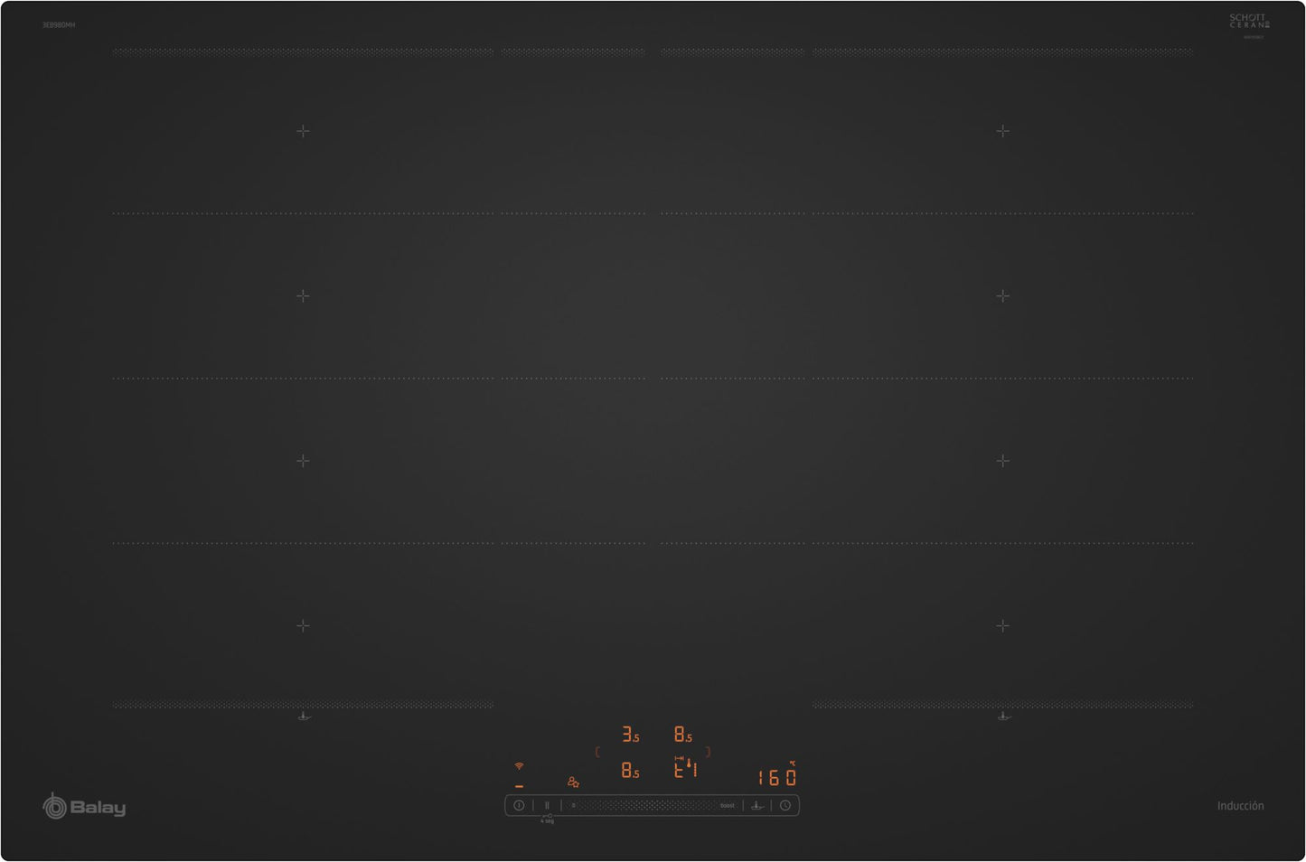 (NOVEDAD) Placa de inducción Balay 3EB980MH Negro mate