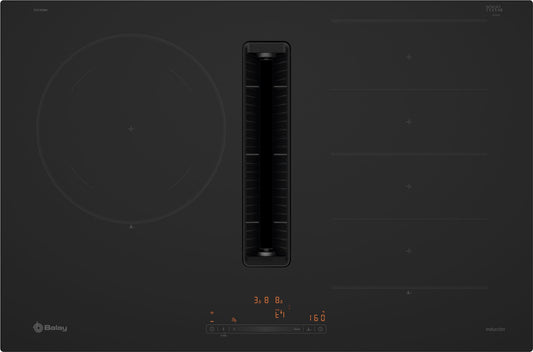 (NOVEDAD) Placa con extractor integrado Balay 3EBC989MH Negro mate