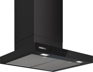 Siemens LC67BDN60 Campana de pared 60 cm negra 699 m³/h Clase A++