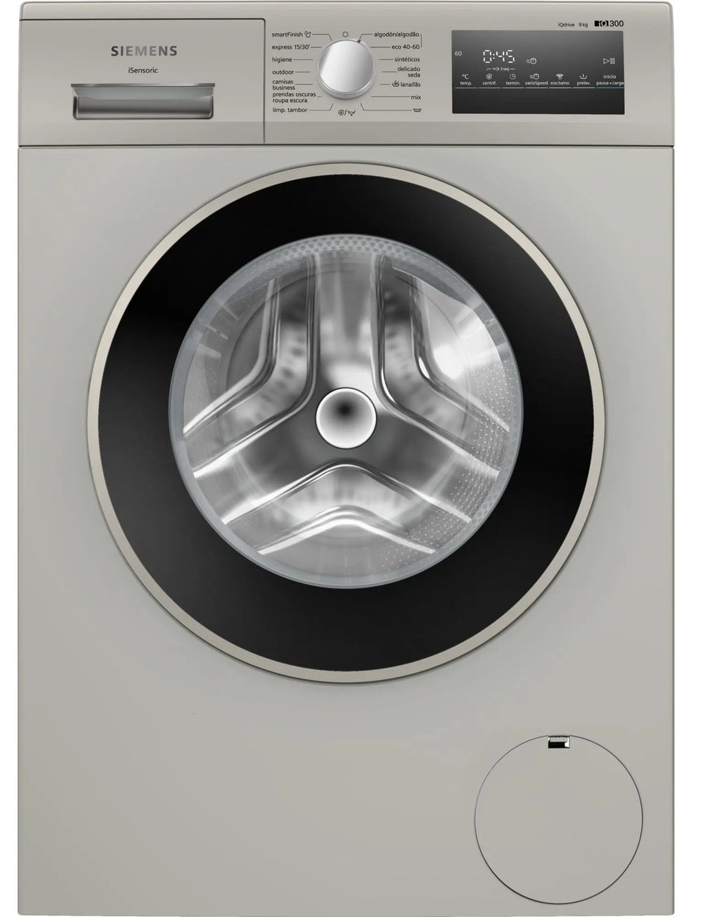 Siemens WM14N20XEP Lavadora 9 kg 1400 RPM Acero mate Clase A Siemens