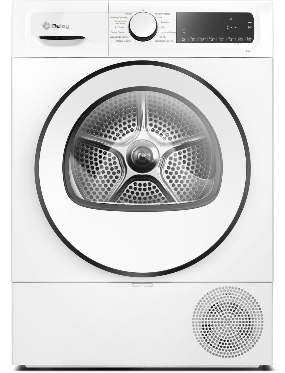 Secadora Balay 8 Kg con bomba de calor 3SB080BE