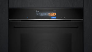 Siemens HB778G9B1 iQ700 Horno pirolítico 60 cm AirFry Cristal negro Clase A+ Siemens