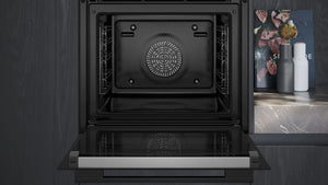 Siemens HB778G9B1 iQ700 Horno pirolítico 60 cm AirFry Cristal negro Clase A+ Siemens