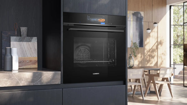 Siemens HB778G9B1 iQ700 Horno pirolítico 60 cm AirFry Cristal negro Clase A+ Siemens