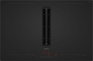Siemens EX81AHL26E iQ700 Placa de inducción con extractor integrado 80 cm Negro mate 2 Zonas FlexInducción