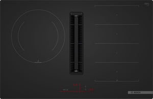 Placa de inducción con extracción Bosch PXJ81AH21E Serie 6 80 cm Negro Mate
