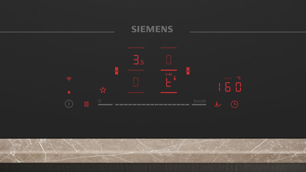 Siemens EX61AHYC1E iQ700 Placa de inducción 60 cm FlexInducción Negro Mate