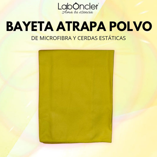 BAYETA ATRAPA POLVO MICROFIBRA Y CERDAS ESTÁTICAS LABONCLER