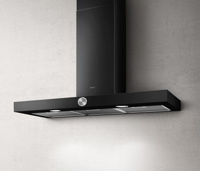 Campana decorativa 90cm negra Whirlpool LOLBLA90