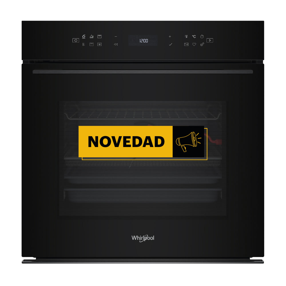 Horno Whirlpool Pirolítico + Hidrolítico Airfry Sonda térmica Negro WOI78FPT1SBA