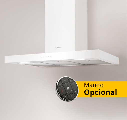 Campana Decorativa T-Invertida 60cm Blanco Whirlpool FUSION60WH