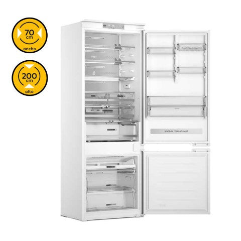 Frigorífico combi integrable 2m x 70cm D Total No Frost Push to Open NEW Whirlpool WHSP70T242P