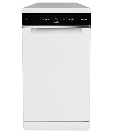 Lavavajillas blanco 45cm E Whirlpool WSFO3B23P