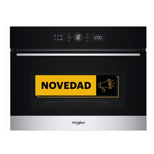 Microondas 45cm Crisp 40L Inox Whirlpool WMW57DHMX