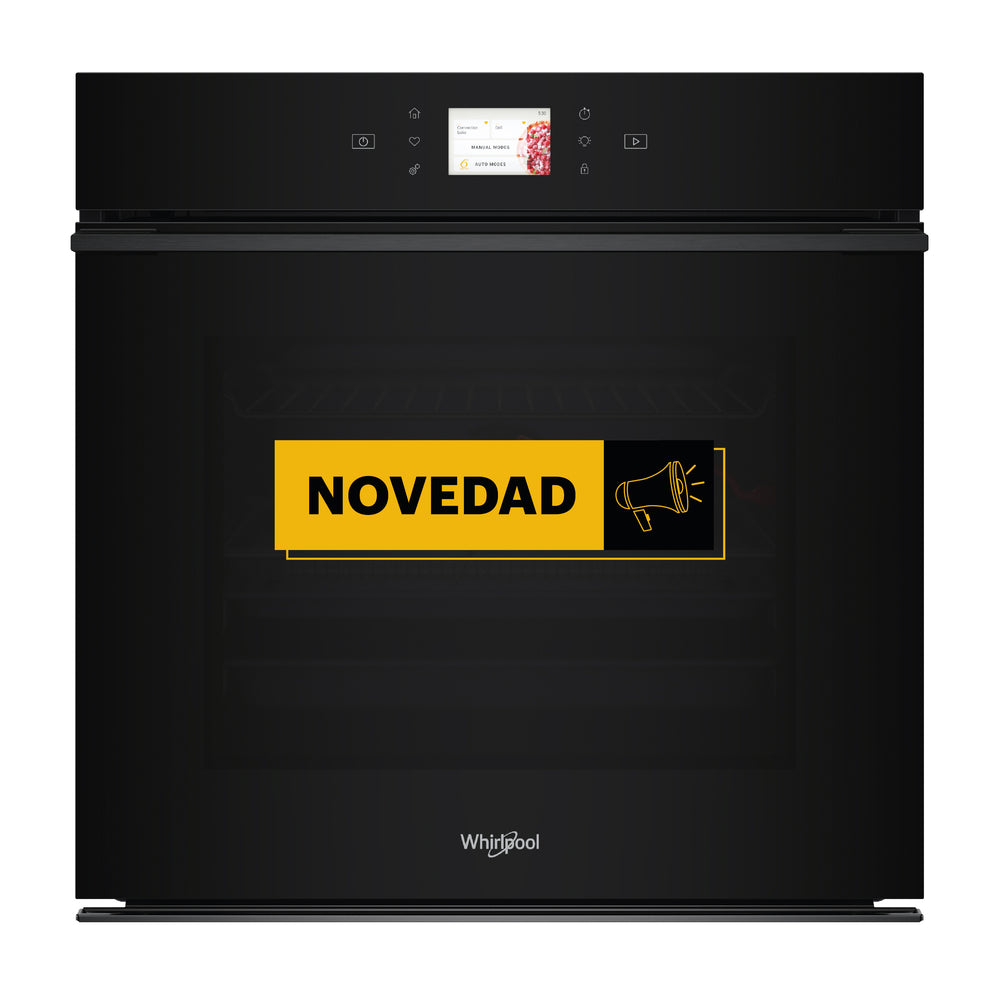Horno Whirlpool Pirolítico + Hidrolítico 73L Negro Con Tirador WOI98FPT2SBA