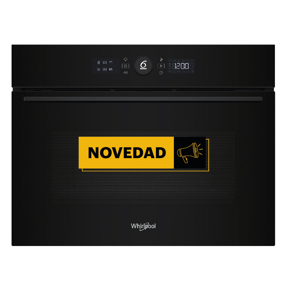 Horno Whirlpool 45cm Pirolítico 48L Negro WCC54PMSBA