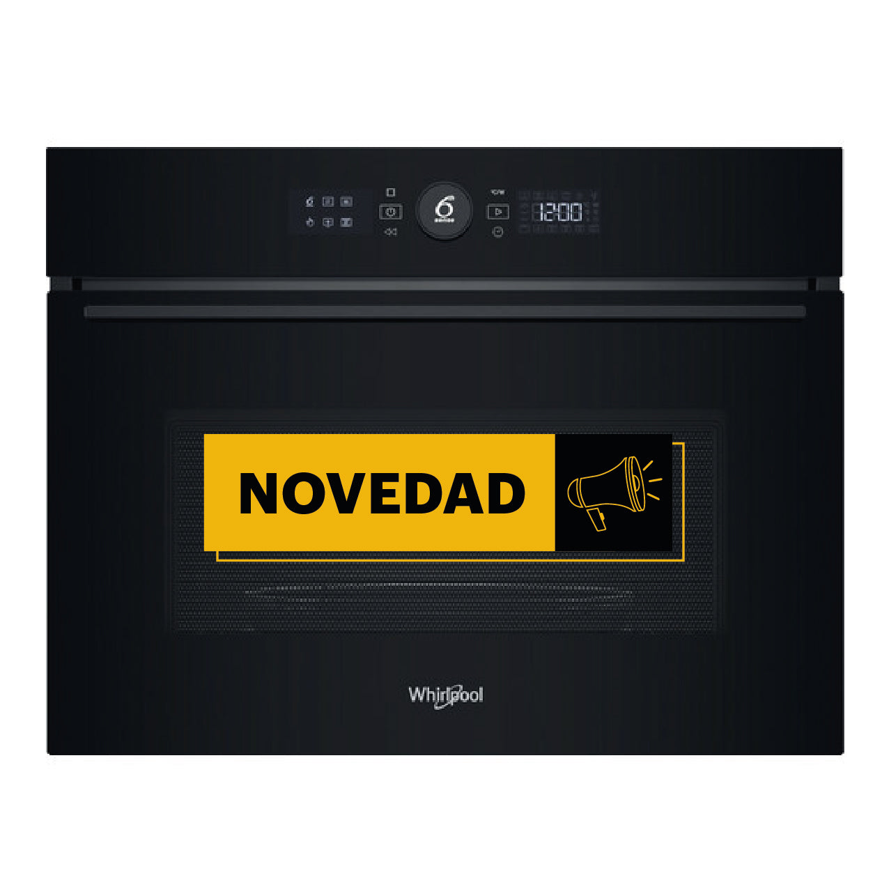 Microondas 45cm Crisp 40L negro Whirlpool WMW57DMB
