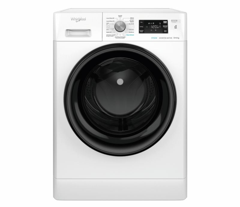 Lavasecadora Blanca 9+6kg 1400rpm A-D Whirlpool FFWDB964489BVSPT