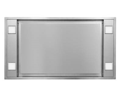 Campana techo 90cm inox Whirlpool MOSCOVA90INOX