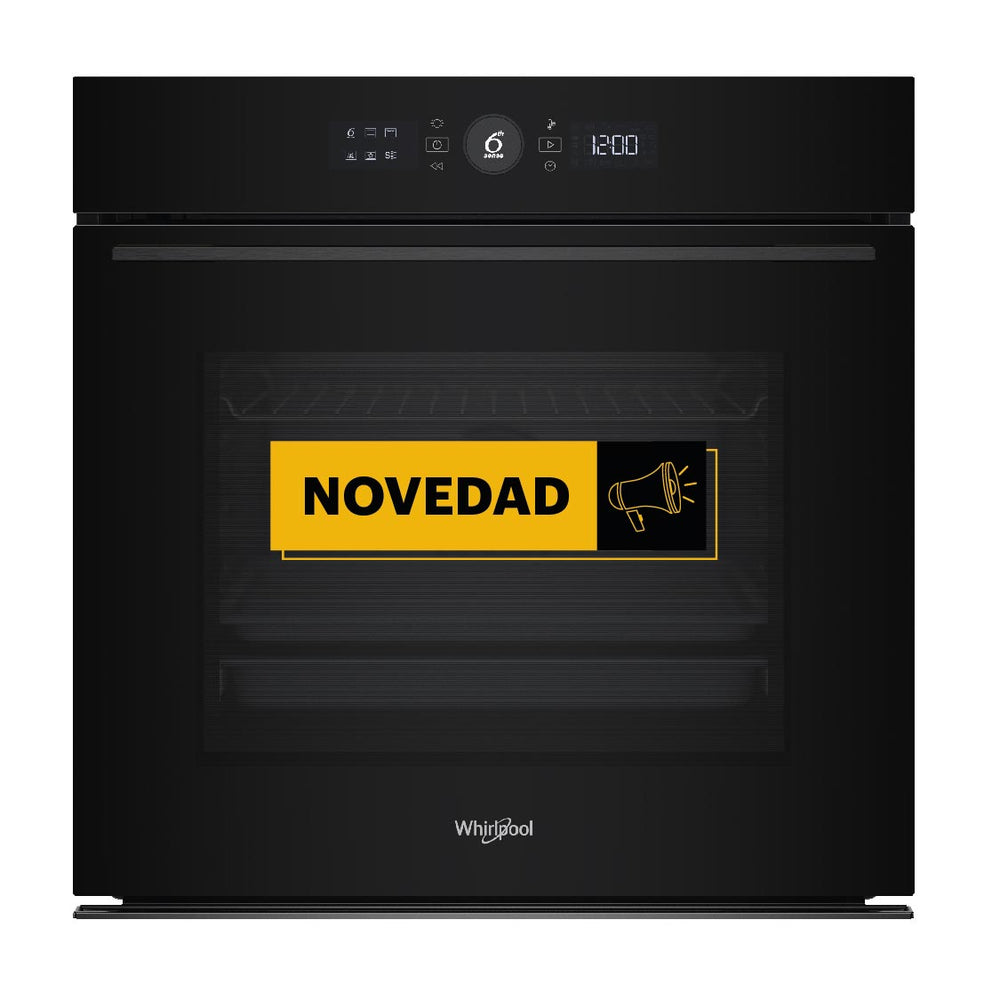 Horno Whirlpool Pirolítico + Hidrolítico 73L Negro WOI5S8PM1SBA