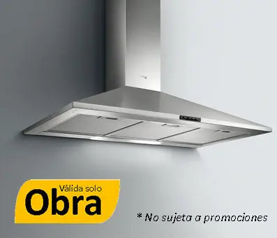 Campana decorativa 90cm inox Whirlpool CERTOSAIXA90PB Whirlpool