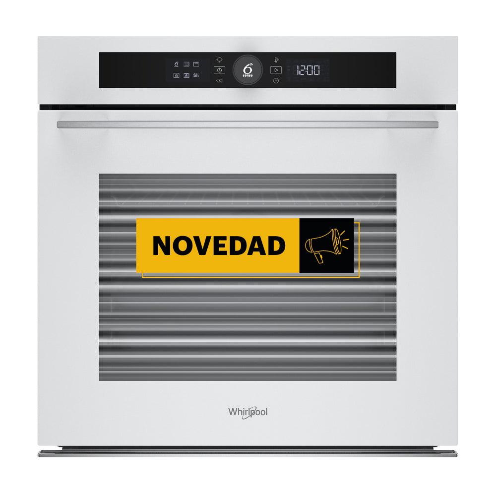 Horno Pirolítico + Hidrolítico 73L Blanco Whirlpool WOI5S8PM2SWA
