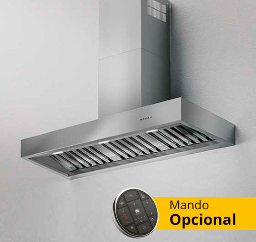 Campana Decorativa T-Invertida 120cm Inox Whirlpool PROFESSIONALL1120IX