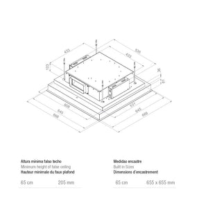 Campana de techo Pando E-201