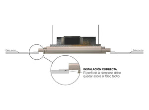 Campana de techo Pando E-252