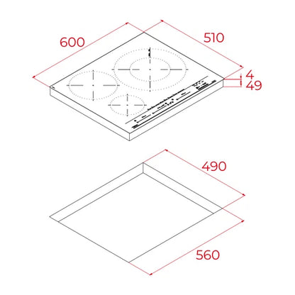 Placa de inducción Teka Paeller IZC 63632 MPT 112500056