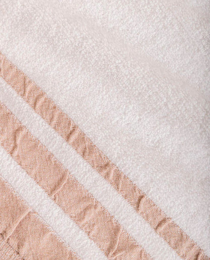 JUEGO DE TOALLAS JACQUARD SIROS BEIGE DON ALGODÓN