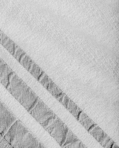 JUEGO DE TOALLAS 3 PIEZAS JACQUARD SIROS GRIS DON ALGODÓN