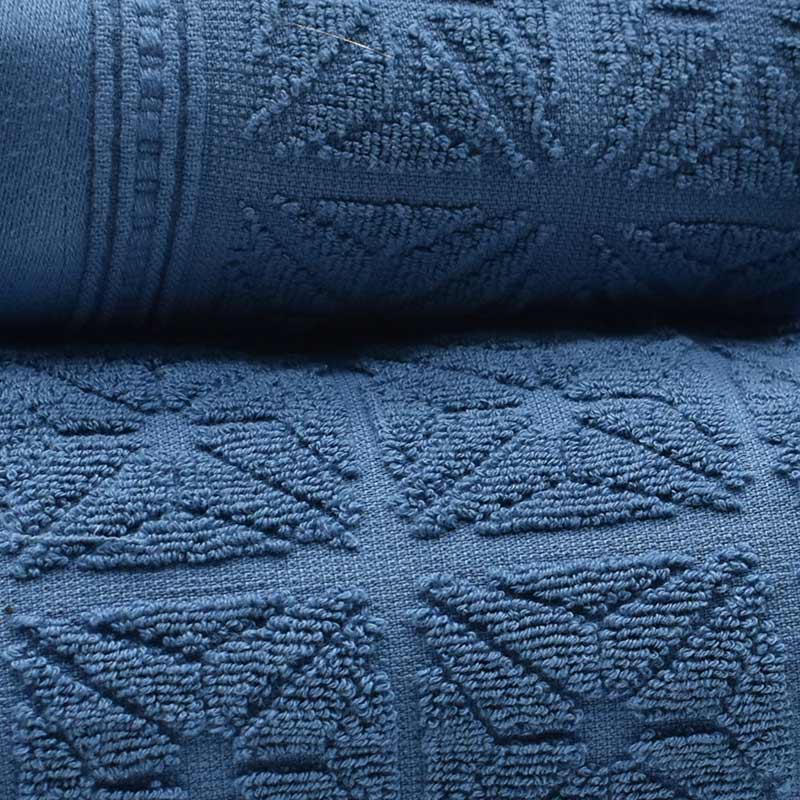 JUEGO DE 3 TOALLAS T1662C AZUL VIDAL HOME