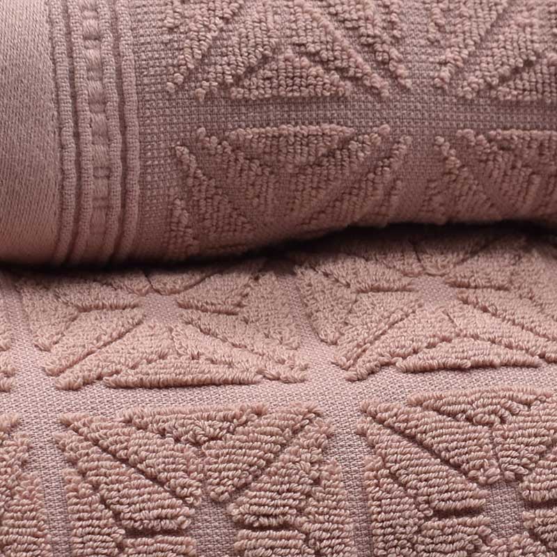 JUEGO DE 3 TOALLAS T1662C ROSA VIDAL HOME