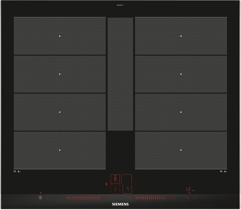 Siemens EX675LYC1E iQ700 Placa de inducción 60 cm FlexInducción