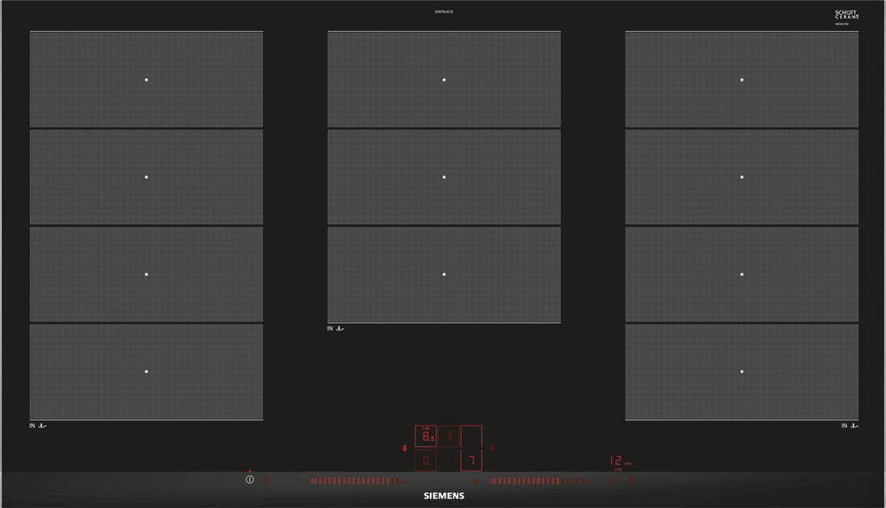 Siemens EX975LXC1E iQ700 Placa de inducción 90 cm FlexInducción