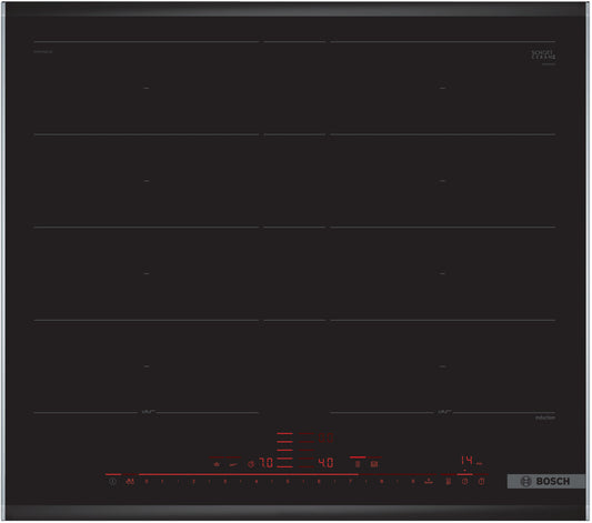 Placa de inducción Bosch 60 cm Flex total Serie 8 PXY675DC1E