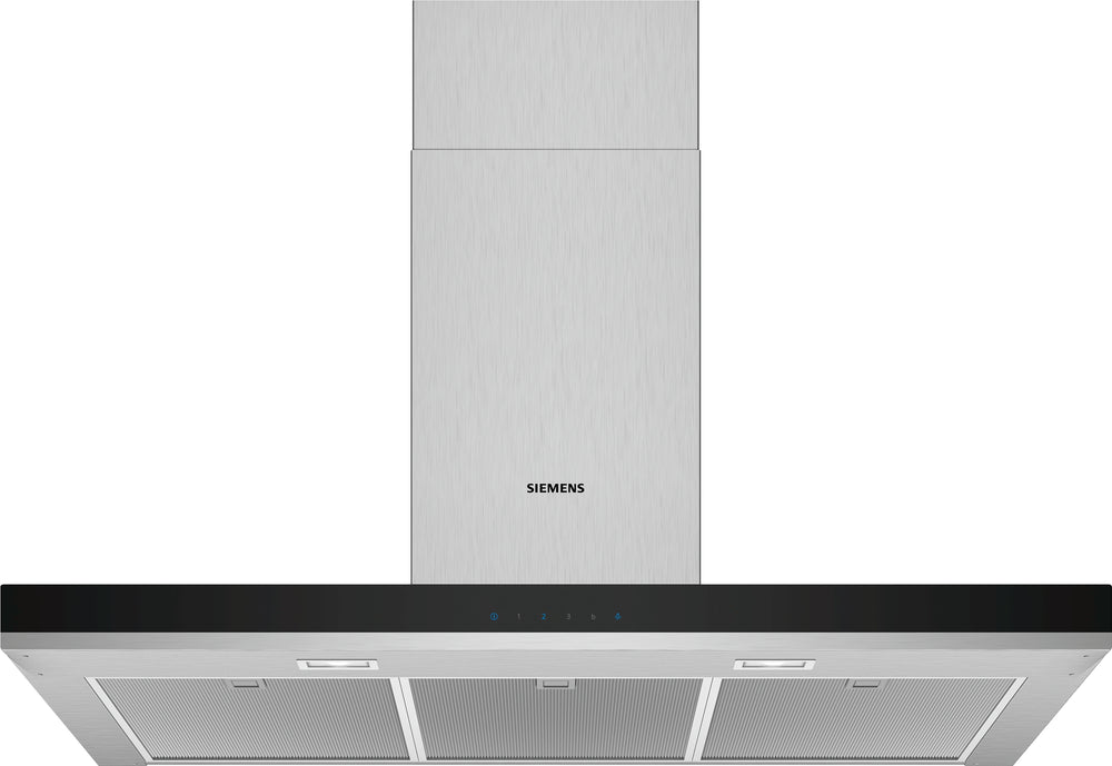 Siemens LC96BHM50 Campana de pared 90 cm Inox 605 m³/h Clase B