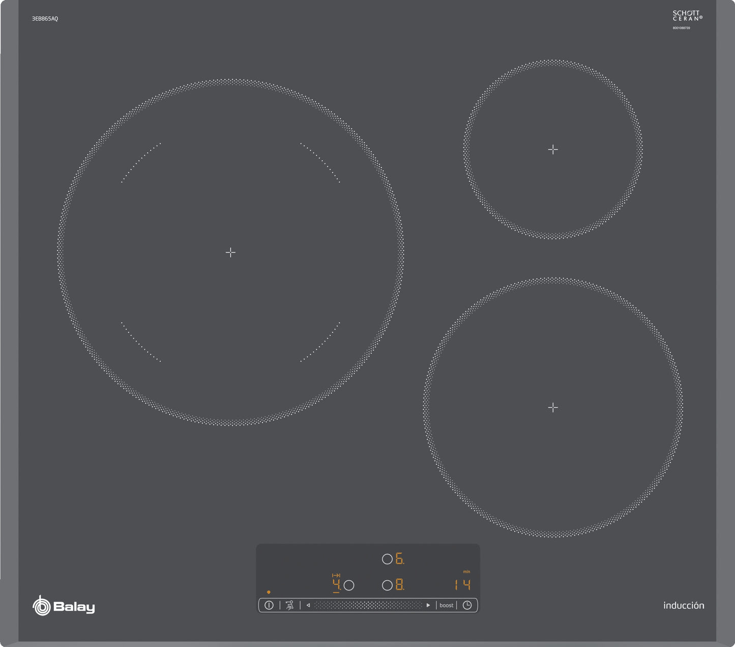 Placa de inducción Balay 3EB865AQ