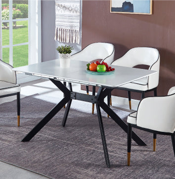 Mesa de comedor Agata extensible con superficie en MDF