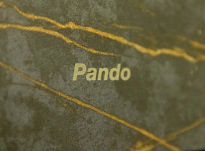 Campana decorativa de pared Pando modelo P-746 Inox + Dekton® Pando