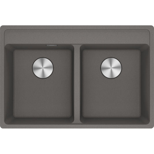 Fregadero Franke dos cubetas  Maris MRG 620-35-35 TL Stone grey