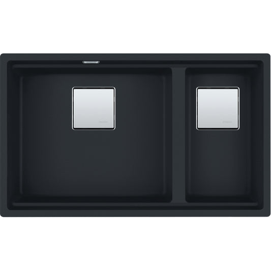 Fregadero Franke Kubus 2 KNG 120-46-21 Negro mate